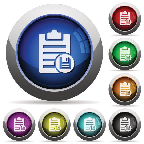 Save Note Button 350+ Keeping Records Illustrations, Royalty-Free Vector Graphics & Clip ...