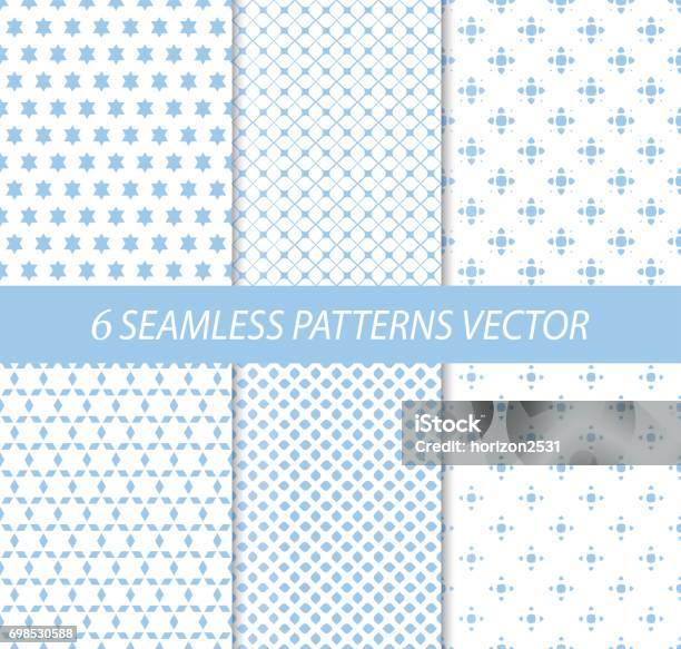 Blue Patterns Stock Illustration - Download Image Now - Abstract, Art ...