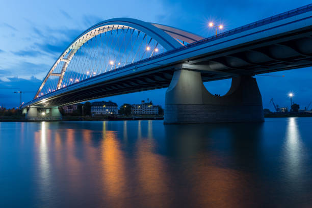 istock Apollo bridge in Bratislava, Slovakia. 698540956