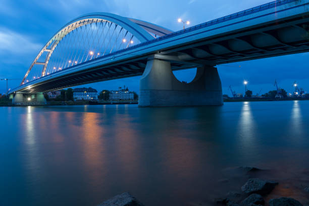 istock Apollo bridge in Bratislava, Slovakia. 698541084
