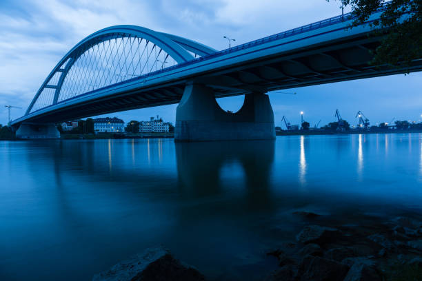 istock Apollo bridge in Bratislava, Slovakia. 698541956