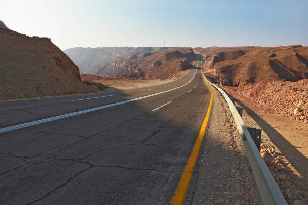 istock Magnificent highway in desert of Eilat 698569498