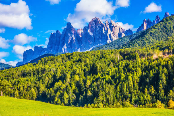 istock Warm autumn in the Val de Funes 698569544