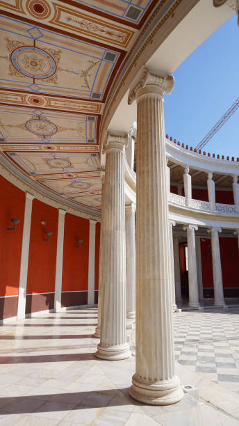Photo of famous Zappeion building, Athens historic center, Attica, Greece stock photo