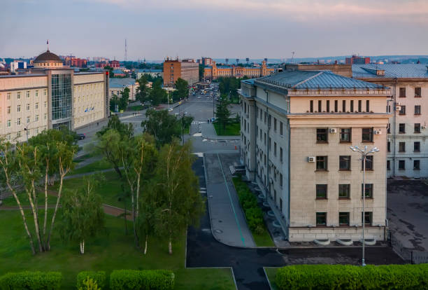 istock View of Irkutsk city in May 698601158