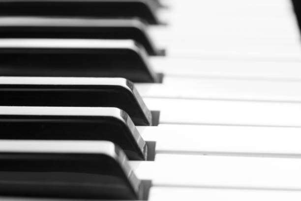 istock Close-up of piano keyboard. 698647284