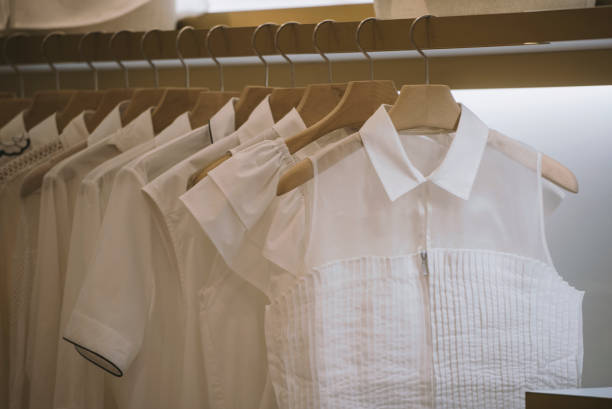 istock shirts in a store in paris 698653136