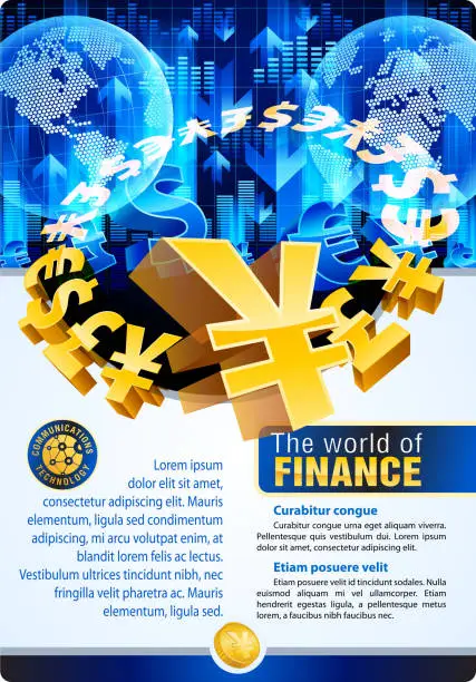 Vector illustration of Global finance