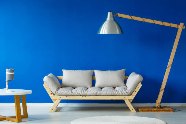 istock Two lamps in a room 698690544