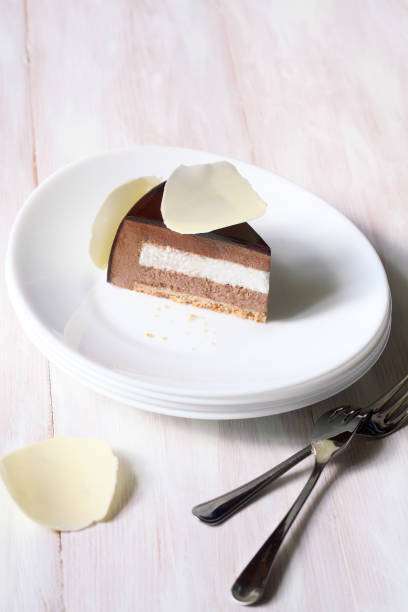 istock Contemporary Chocolate Coconut Mousse Cake 698696756