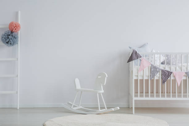 istock Stylish baby room 698723934