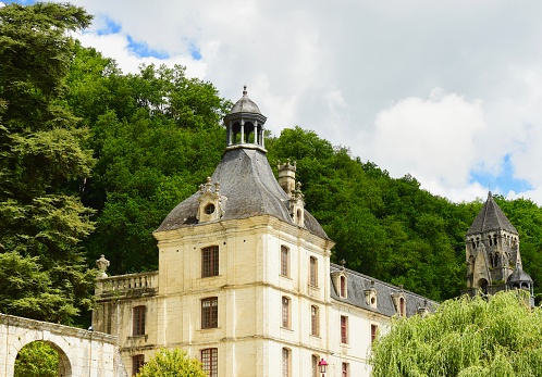 Located in Brantome-en-Perigord, the abbey was founded by Charlemagne.