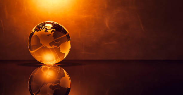 Glass globe blackboard - Planet Earth Glass USA