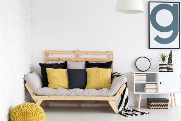 istock Black and yellow home accesorises 698758204