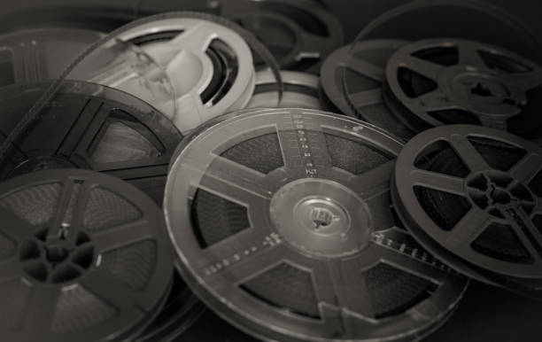 istock Past time movie symbol, home entertainment evocative objects 698759082
