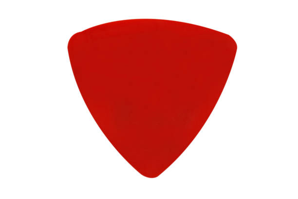 istock Guitar pick isolated on white background. 698766602