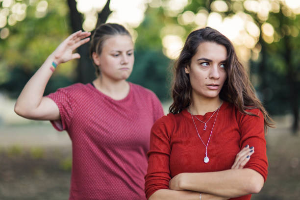 istock Couple arguing in the park 698771856