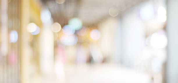istock Blurred background, Blur store with bokeh light background, banner, wallpaper, business concept 698802586