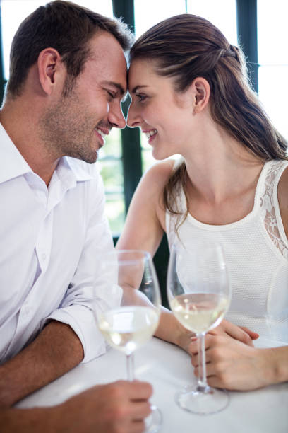 istock Couple on a date in a restaurant 698802972