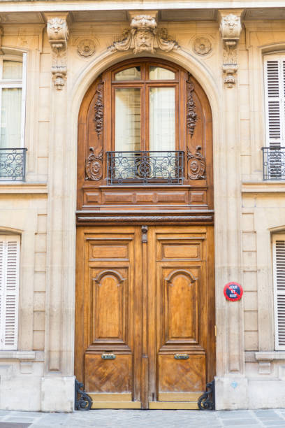 istock Paris, wooden main entrance 698841270