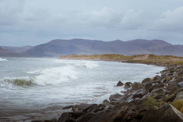 A beautiful Atlantic ocean coastline in Ireland.
