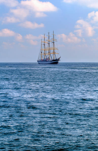 istock Sailing ship in the sea 698892610