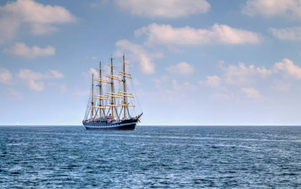 istock Sailing ship in the sea 698892784