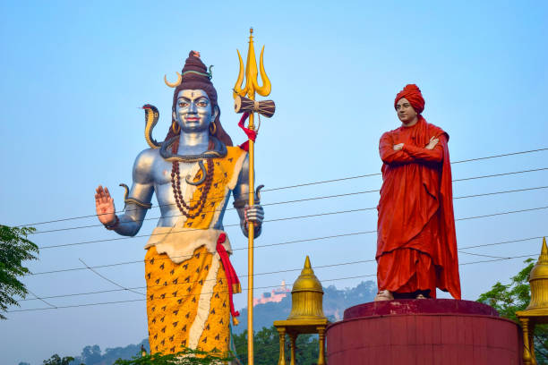 istock Shiva big statue in Haridwar 698895856