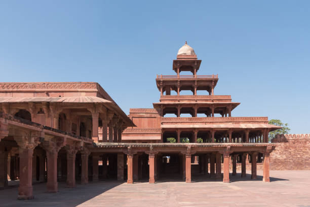 istock Pachisi Courtyard, Fatehpur Sikri, India 698906930