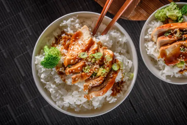 Delicious Chicken Teriyaki over Rice