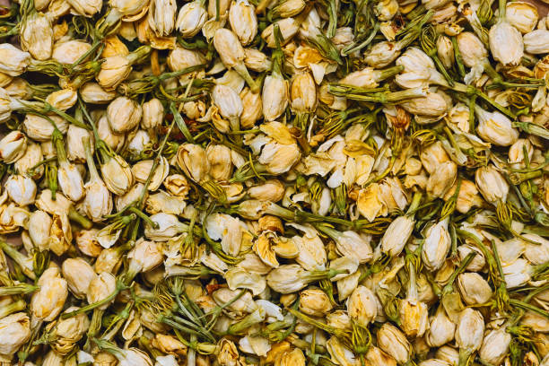 istock Background of herbal tea blossoms 698944092