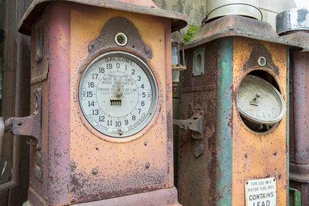 a very old diesel pump