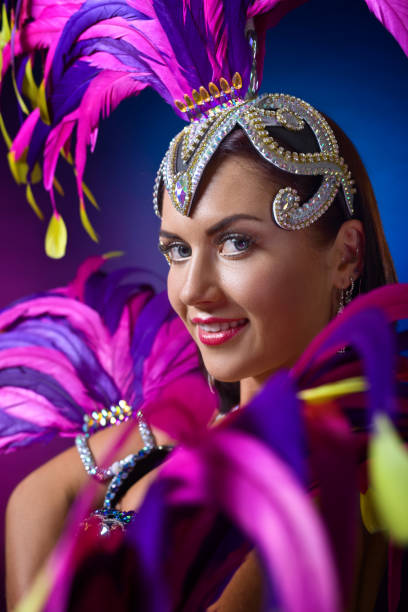 istock Beautiful Girl in carnival costume. 699083376