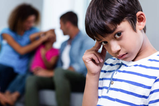 istock Portrait of upset boy 699116538