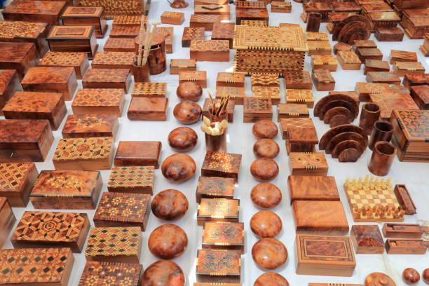 istock Handmade wooden crates 699139194