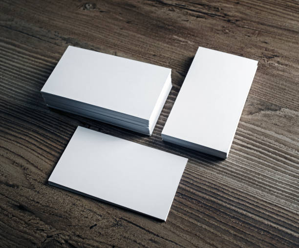 istock Stacks of business cards 699143438