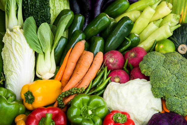 istock Various fresh fruits and vegetables for eating healthy 699167500