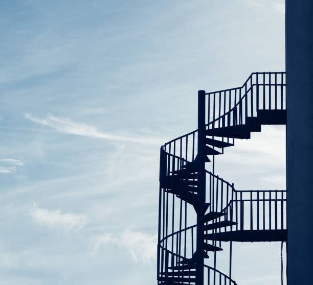 istock Low Angle View Of Staircase Against Sky 699176317