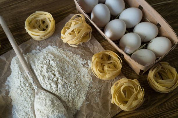 istock The preparations for making homemade pasta 699190162