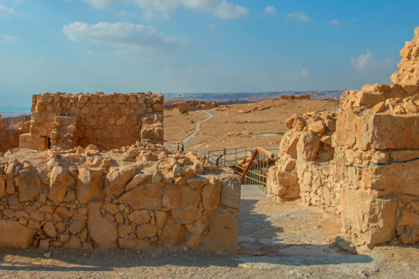 istock Ruins of Masada fortress, Israel 699204736
