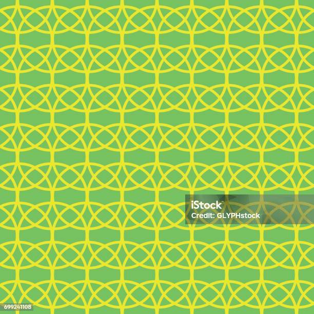 Interlocking Pattern Music Interlocking Circle Pattern Stock Illustration - Download Image Now ...