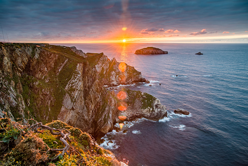 A sunset from Peñas Cape