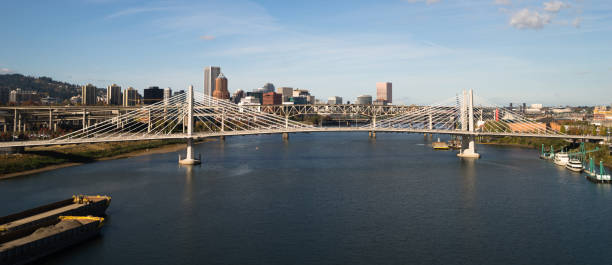 The newest bridge across Portland's famous riverfront