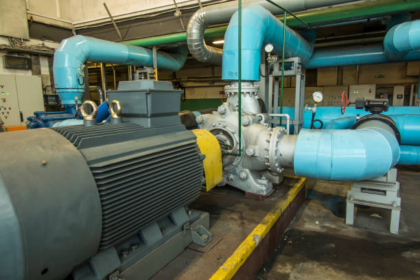 istock several water pumps with electric motors 699277500