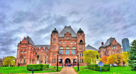 Ontario Legislative Building at Queen's Park in Toronto - Canada