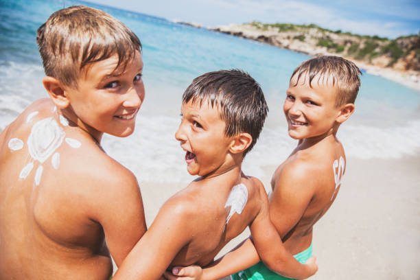 istock Playful Children at the Sea 699283988
