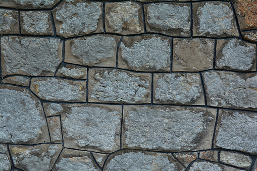 Foto de Muro De Pedra Feito De Pedras Naturais e mais fotos de stock de  Alemanha - Alemanha, Ardósia, Fotografia - Imagem - iStock