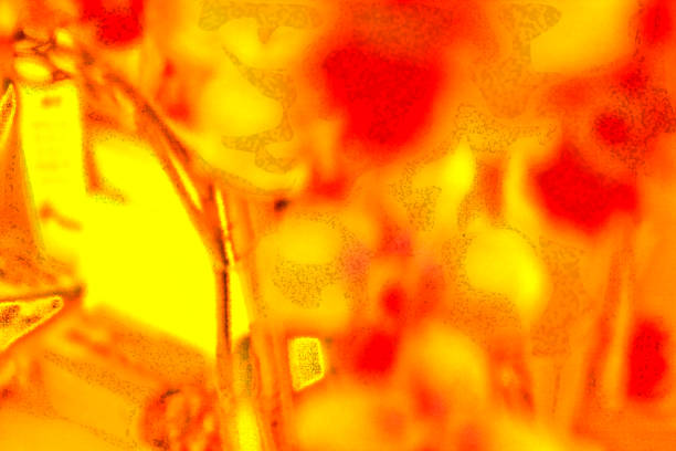 orange and yellow hues abstract