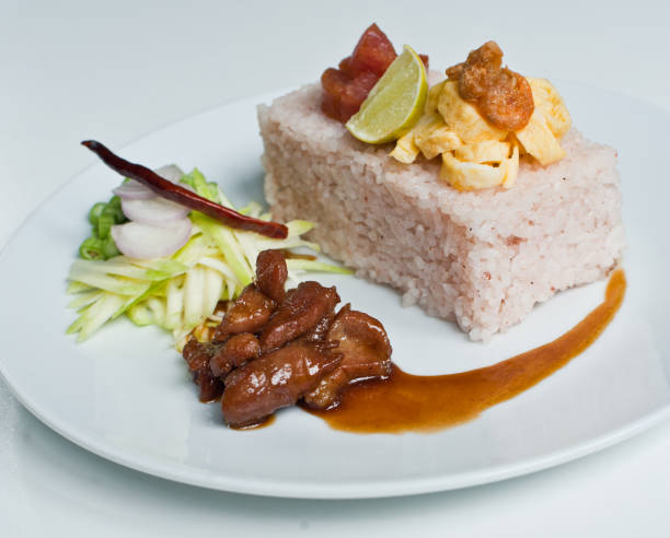 istock Fried rice Mixed with Shrimp paste (Kao Cluk Ka Pi), Thai style food 699517534