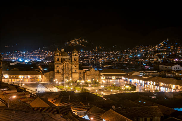 An elevated view of Cuzco in Peru
